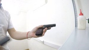 Стрельба из сигнального Макарова (Тюнинг, МР 371 + Автоматика, ПМ)