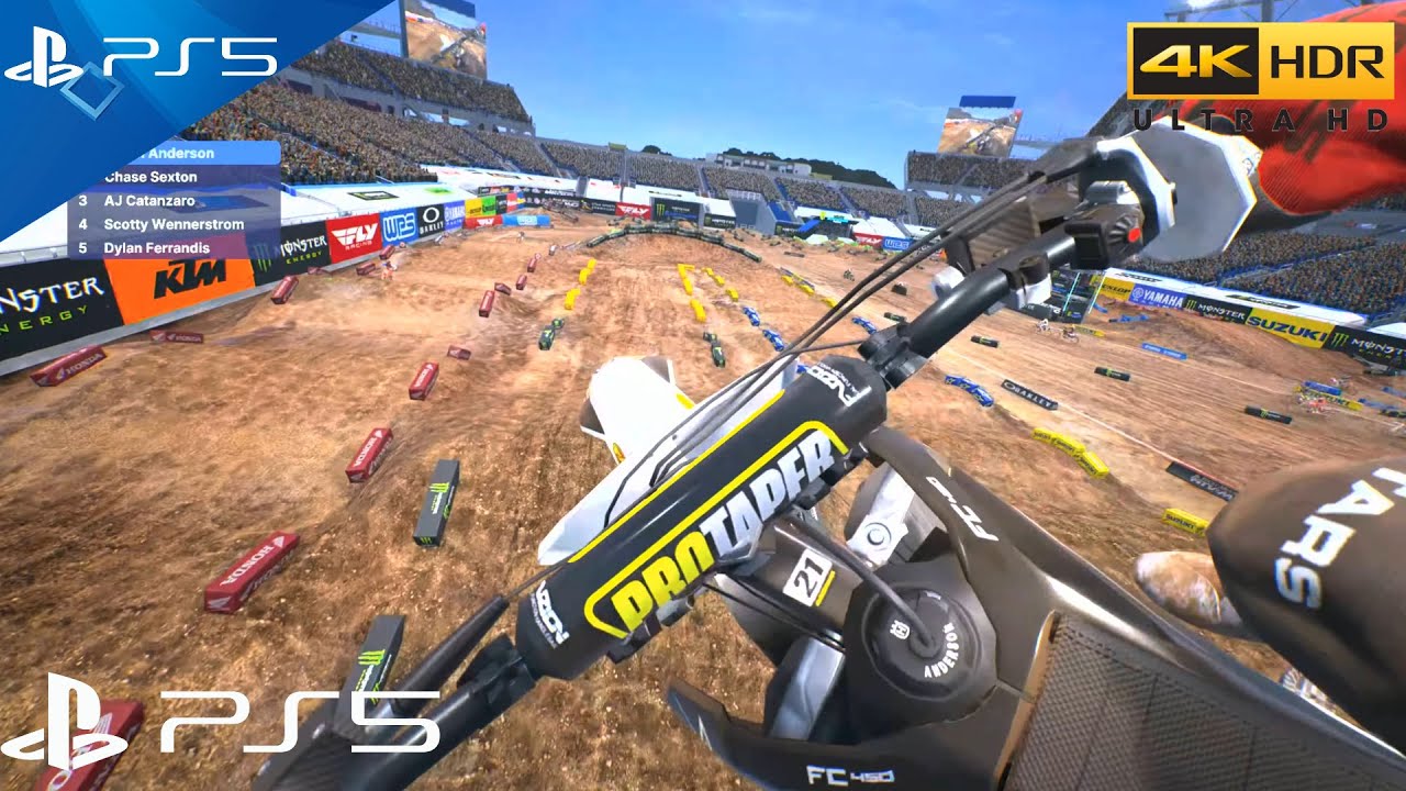 (PS5) Суперкросс Monster Energy от ПЕРВОГО ЛИЦА - Это БЕЗУМИЕ