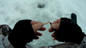 Ловля ротана в январе.