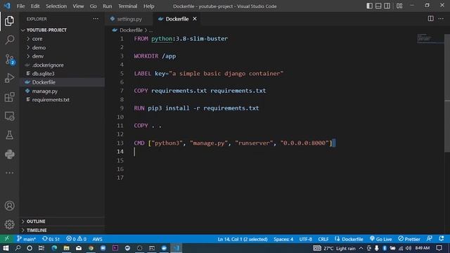 Dockerizing your Django project for beginners смотреть онлайн