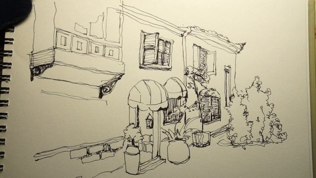 Urban Sketching Drawing Houses Greece смотреть онлайн
