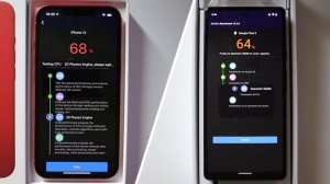 Antutu Race - Google Pixel 6 vs Apple Iphone 13 Benchmark