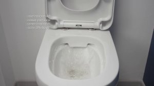 Sensation подвесной безободковый унитаз FlashClean