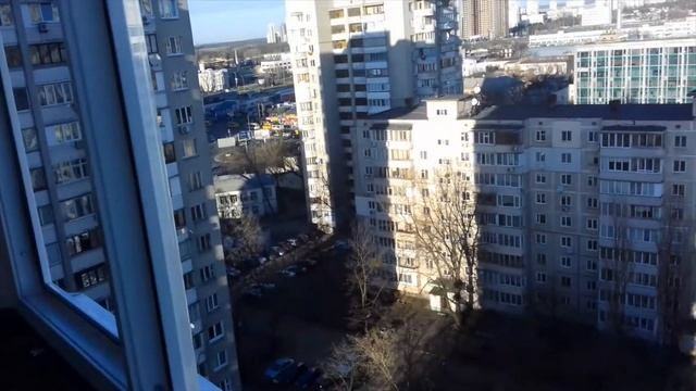 Круглый балкон. Выравнивание парапета уголком. смотреть онлайн