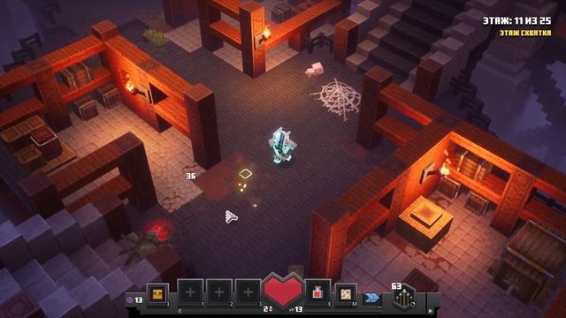 Minecraft Dungeons : Часть 2 — БАШНЯ ( МОЙ ПЕРВЫЙ БОСС ) смотреть онлайн