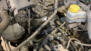 החלפת טרמוסטט  Skoda Fabia Замена термостата на Skoda Fabia