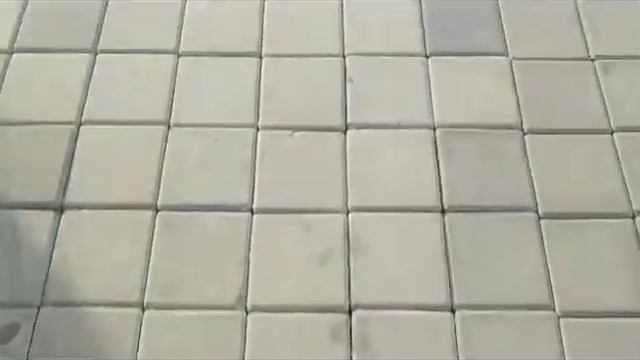 Брусчатка на тротуаре на проспекте Манаса