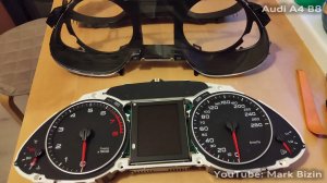 Снятие приборной панели Audi A4 B8, полировка стекла и дисплея MMI / Removing dashboard Audi A4B8