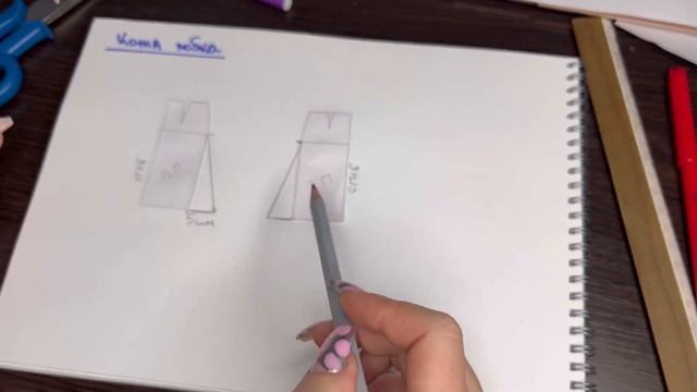 Моделирование юбки А силуэта