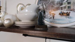 [COZY] Vintage Winter Decorate With Me 2022 // After Christmas Decor // Vintage Farmhouse Kitchen