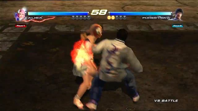 Tekken Tag Tournament 2-Alisa(Swimsuit) Vs Forest Law(Lose) смотреть онлайн