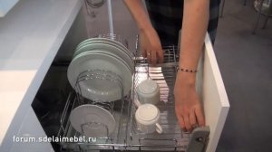 Эксклюзивная посуда для кухни. Выдвижные системы для хранения на кухне