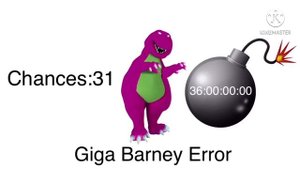 Giga Barney Error (Barney Error 12) [Alternate Ending]
