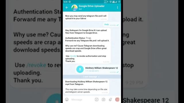 Transfer Telegram Files To Google Drive | Telegram Google Drive Uploader | Telegram Google Drive Bo смотреть онлайн
