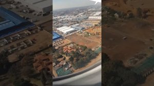 Landing at o.r. tambo airport South Africa!