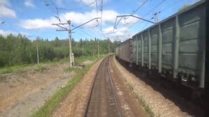 Участок Екатеринбург-Пассажирский - Кунгур из окна поезда