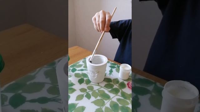 Цветочный горшок из гипса своими руками смотреть онлайн