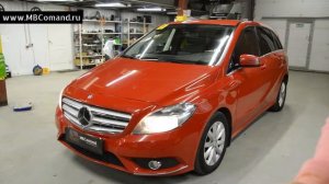 Дистанционный автозапуск Мерседес B-класса W246 со штатного ключа