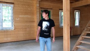Дом из клееного бруса по проекту ЮККИ от компании "ТРИЛОГИЯ"