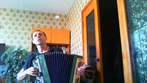 Зимняя песня. В этой деревне огни не погашены под баян