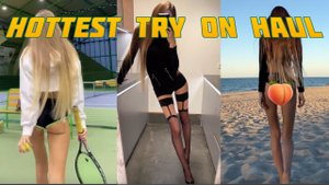 HOTTEST DRESS UP EVER Try-on haul Stylish girls try on haul dress mini skirt
