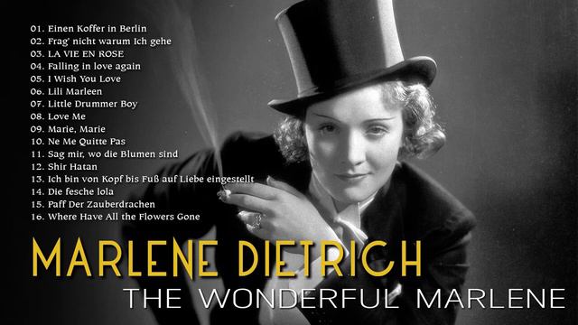 Marlene Dietrich 2021 - Best Songs Of Marlene Dietrich смотреть онлайн