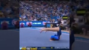 Спортивная гимнастика под песню Майкла Джексона