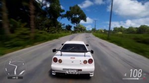 Nissan R34 skyline | Forza Horizon 5 game Play| #forzahorizon5