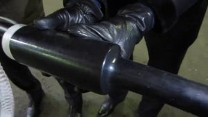 Монтаж трубки холодной усадки при отрицательной температуре