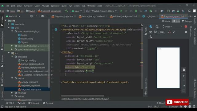 Beautiful Transparent Login Screen in Android Studio |Java | Material Design| SmartHub смотреть онлайн