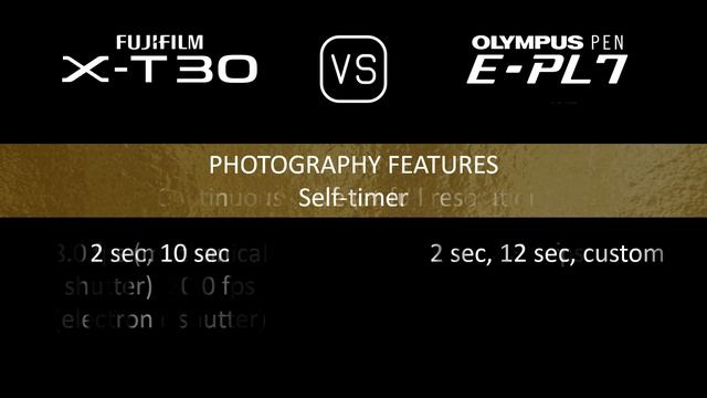 Fujifilm X-T30 vs. Olympus PEN E-PL7: A Comparison of Specifications смотреть онлайн
