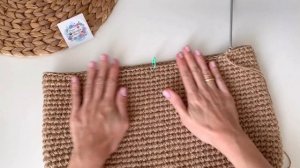 Летняя сумка! Сумка из джута, пляжная сумка, сумка с квадратными ручками, двусторонняя сумка