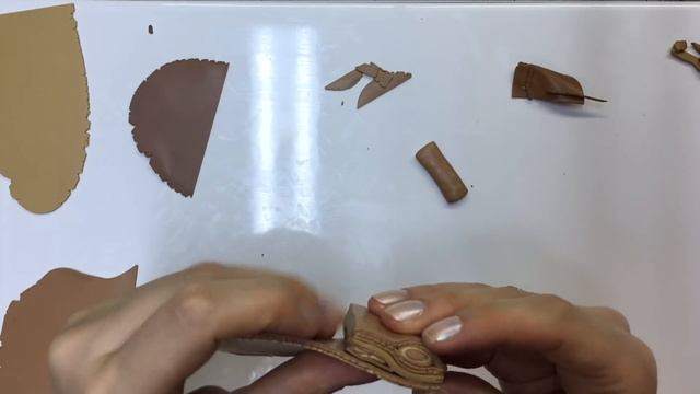 Деревянный кейн из полимерной глины / Мастер-класс / Polymer clay смотреть онлайн