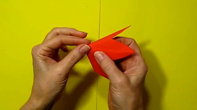 мастер класс коробочка-Клубника украшение декор Easy Origami Box, сувенир на 8 марта