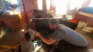 REFURBISHING and BAKING with 100 YEAR OLD Cookstove/Off GRID life