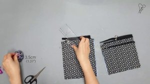 DIY mini crossbody bag/Flat crossbody bag/납작한 지퍼크로스백 만들기