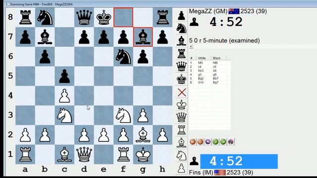 Blitz Chess #237: IM Bartholomew vs. GM Zong-Yuan Zhao (Double Fianchetto) смотреть онлайн