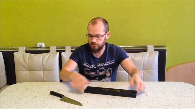 Обзор кованого кухонного ножа японского мастера Tanaka смотреть онлайн