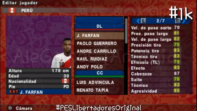 PES LIBERTADORES EDICION MUNDIAL 2018 para PSP смотреть онлайн