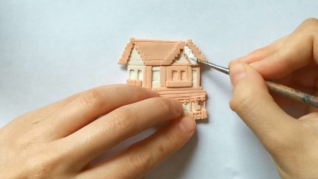 Домик в стиле игры "MINECRAFT" из ПОЛИМЕРНОЙ ГЛИНЫ. Процесс создания фигурки смотреть онлайн