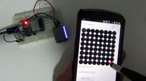 I2C 8X8LED DotMatrix WebSocket Control (ESP-WROOM-02,ESP8266)