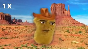 стоять ковбой в разных скоростях 🤠🤠🤠