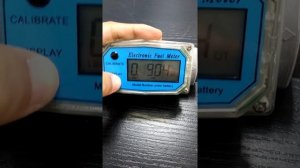 How to set WL turbine flow meter