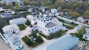 Полёт над красивым городом Муромом. Монастырь Пётра и Февронии.