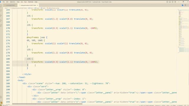 Jumping loader animation with creative pug html and css