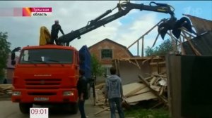 Под Тулой начался снос цыганского поселка