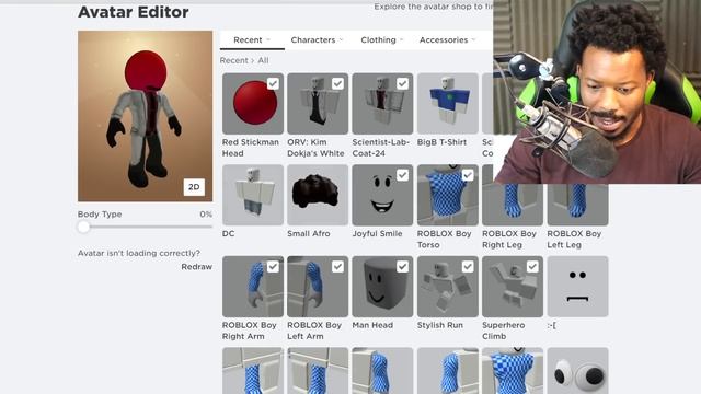 Making RED From RAINBOW FRIENDS a Roblox Account! смотреть онлайн