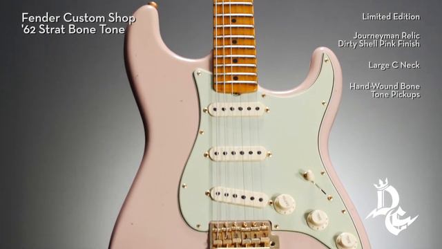 Test Drive | Fender Custom Shop Limited '62 Bone Tone Strat Journeyman Relic Dirty Shell Pink смотреть онлайн