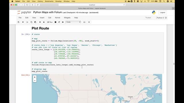 Python Maps with Folium смотреть онлайн