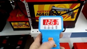 Тест аккумулятора Magnum 60 а/ч (500 А)